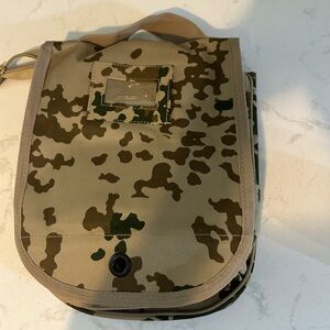 Flecktarn Mil Tec Camouflage Travel Wash Bag - Army Military Hanging Toiletry